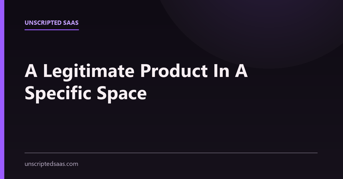 Christopher Gimmer quote card noting that anyone with a legitimate product in a specific space is doing much better than a pure content site.